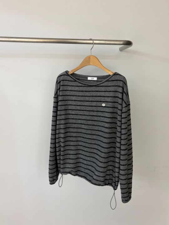 CALLIT東大門㊣實拍女士新款真品人氣職業熱賣25秋冬長袖T恤條紋CALLIT長袖T恤圖色2