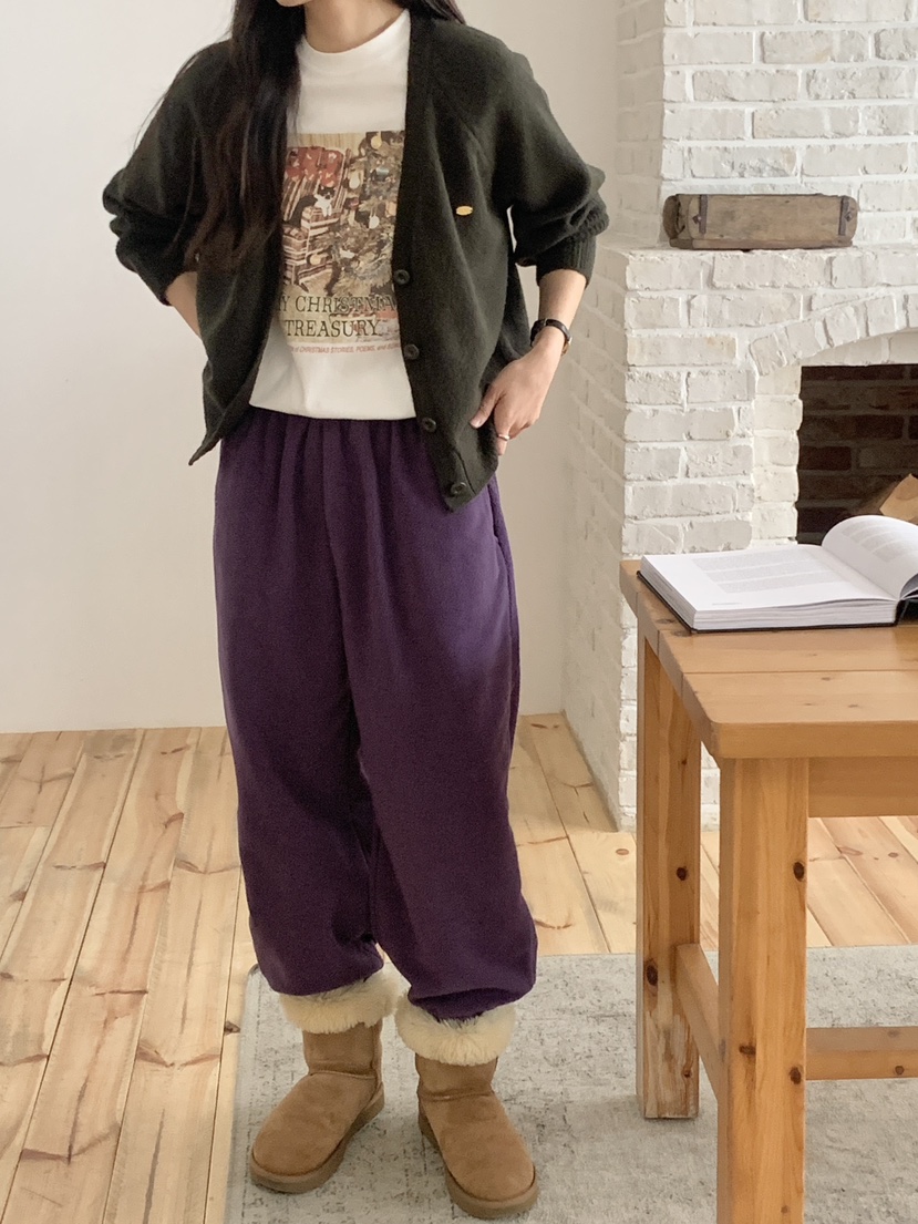 WOOD東大門㊣代購女裝新款職業時尚25秋冬熱賣推薦真品休閑褲WOOD休閑褲