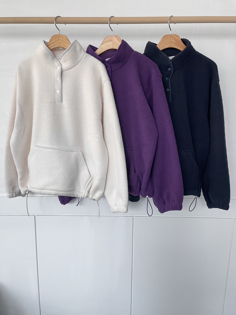 WOOD東大門㊣直郵女裝新品熱賣真品人氣推薦衛衣口袋抓絨拉鏈WOOD衛衣