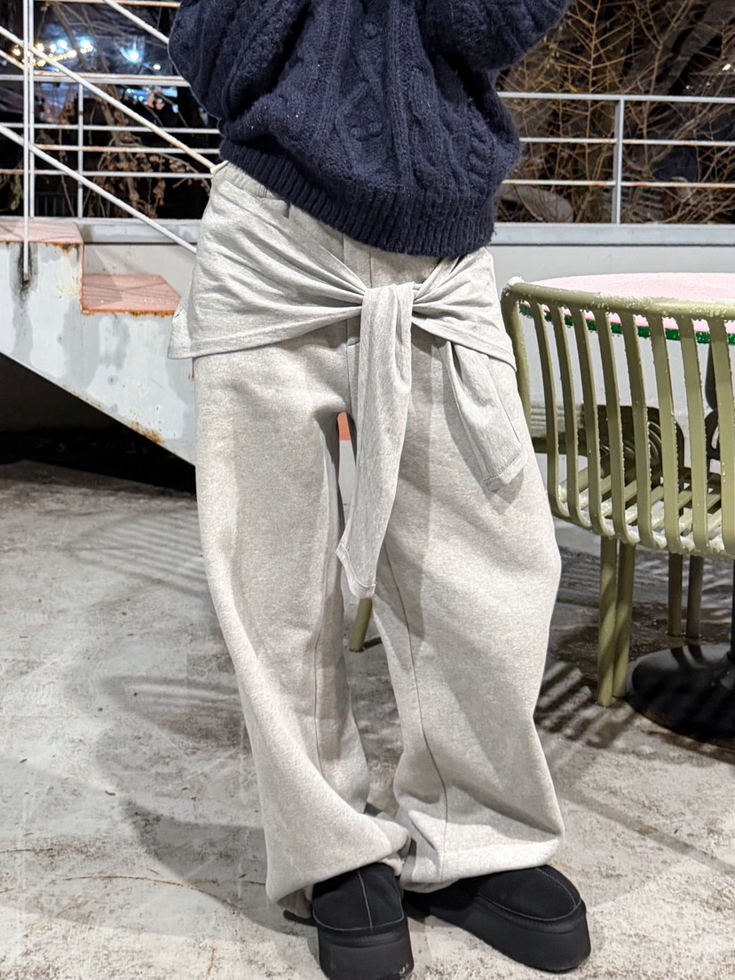 GLITTER東大門㊣代購女裝新款推薦真品人氣時尚休閑褲不含腰帶GLITTER休閑褲