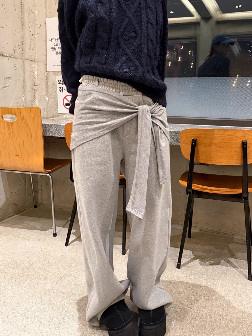 GLITTER東大門㊣代購女裝新款推薦真品人氣時尚休閑褲不含腰帶GLITTER休閑褲