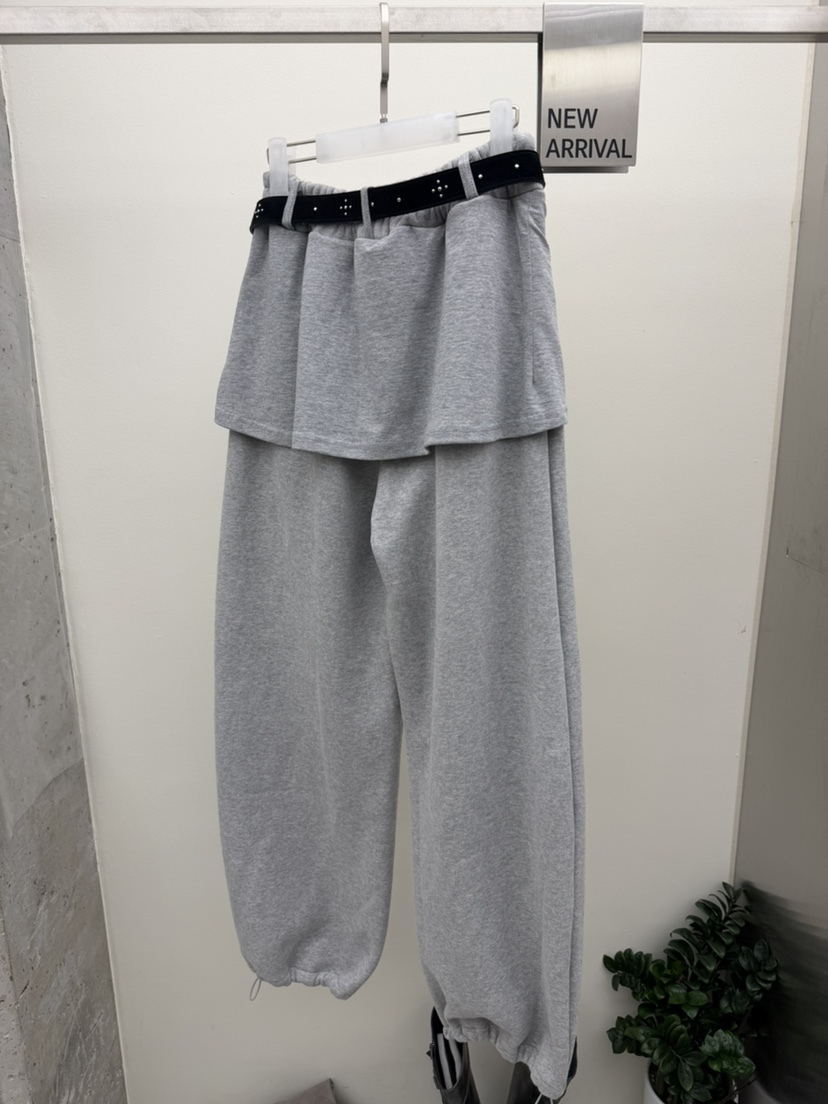 GLITTER東大門㊣代購女裝新款推薦真品人氣時尚休閑褲不含腰帶GLITTER休閑褲