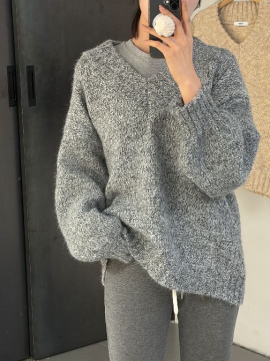 CALLIT東大門㊣直郵女裝新品職業人氣25秋冬時尚休閑針織衫V領CALLIT針織衫