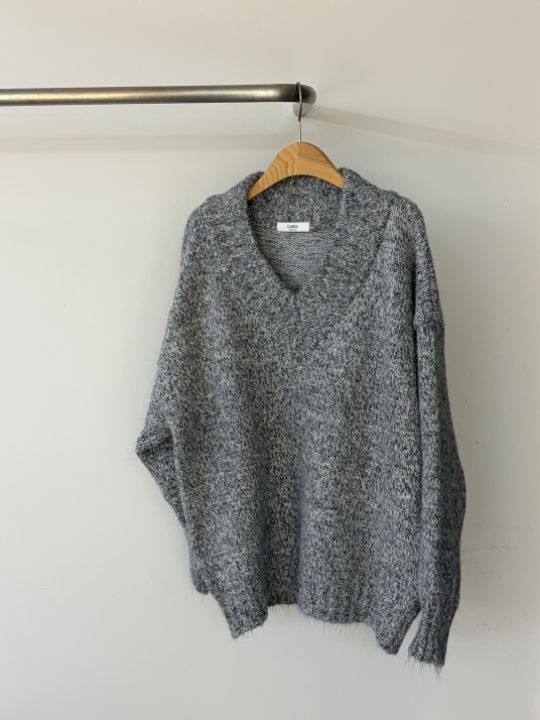 CALLIT東大門㊣直郵女裝新品職業人氣25秋冬時尚休閑針織衫V領CALLIT針織衫圖色1