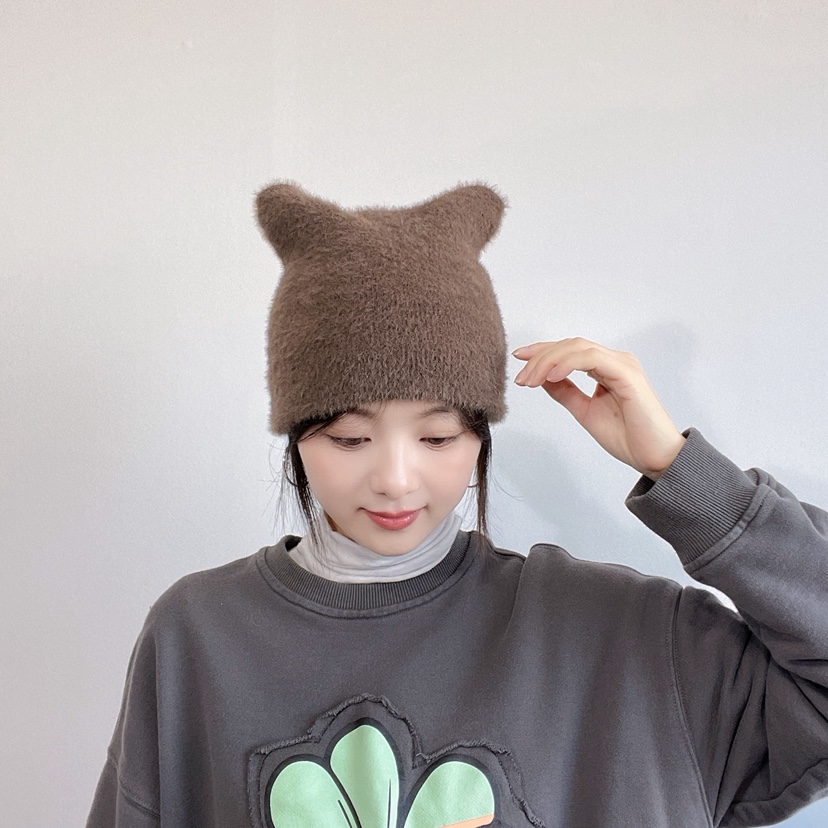 LOVELY HAT韓國直郵㊣女裝新款人氣真品時尚25秋冬推薦帽子LOVELY HAT帽子圖色2