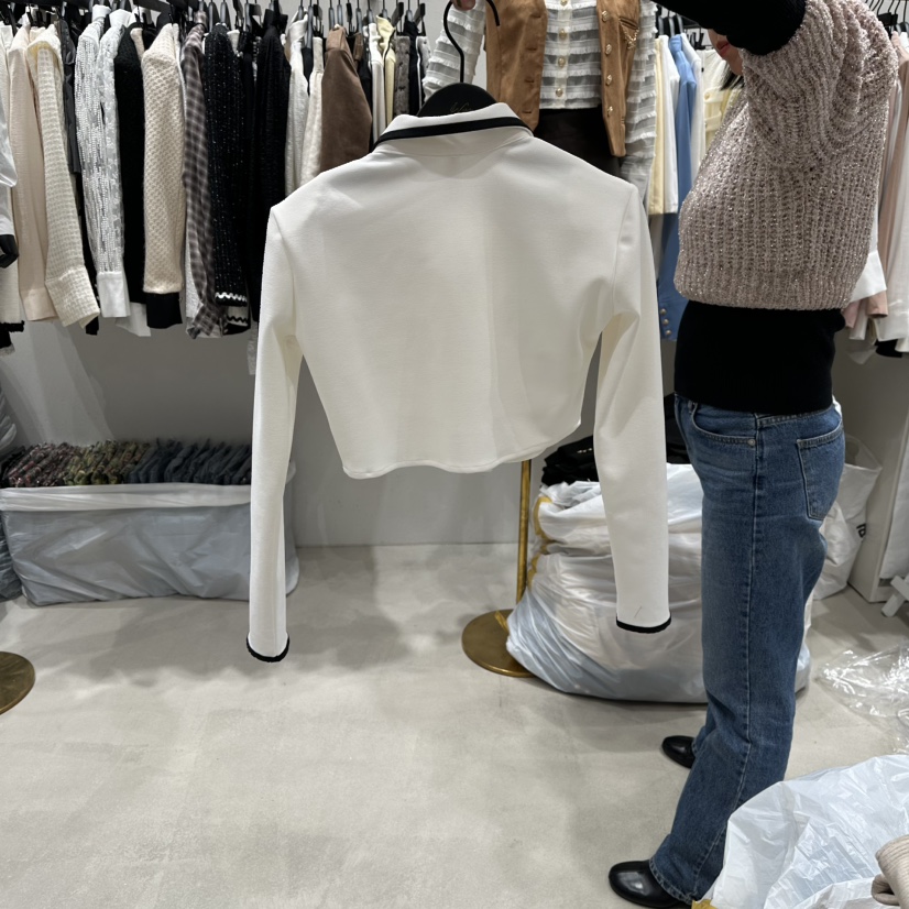 LOTTIMO韓國直郵㊣女士新品休閑人氣25秋冬推薦職業夾克口袋LOTTIMO夾克