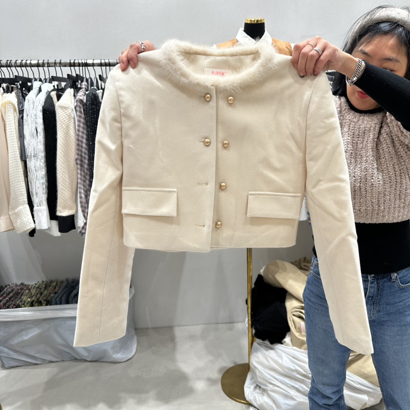 LOTTIMO韓國代購㊣女裝新品休閑職業熱賣時尚25秋冬推薦夾克LOTTIMO夾克圖色1