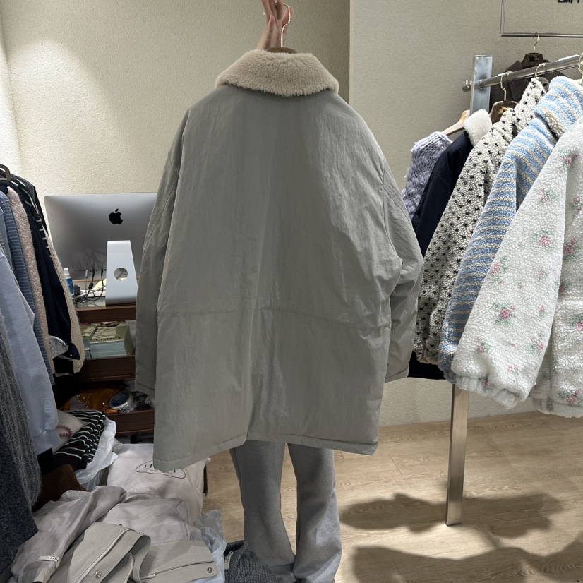 EMPTY東大門㊣直郵女士新款25秋冬休閑熱賣時尚推薦短款棉服EMPTY短款棉服