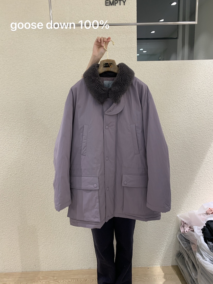 EMPTY東大門㊣直郵女士新款25秋冬休閑熱賣時尚推薦短款棉服EMPTY短款棉服圖色1