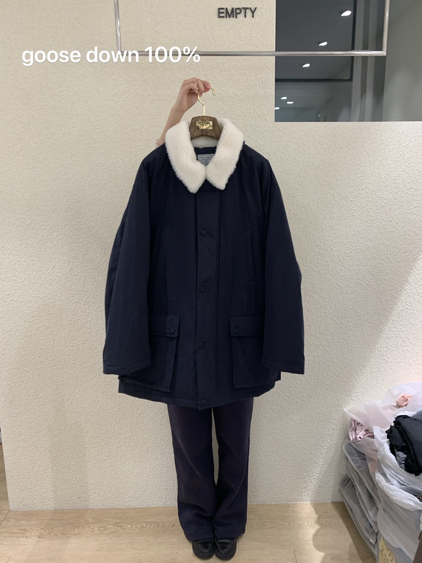 EMPTY東大門㊣直郵女士新款25秋冬休閑熱賣時尚推薦短款棉服EMPTY短款棉服圖色3