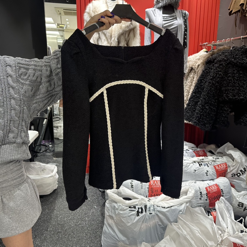 RARE CLOSET東大門㊣直郵女士新品熱賣時尚人氣襯衫蕾絲衫RARE CLOSET襯衫/蕾絲衫圖色2