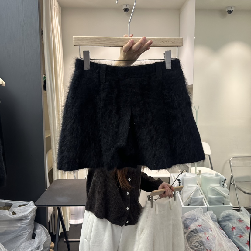 SALT BREAD東大門㊣代購女士新款25秋冬時尚推薦熱賣休閑短裙SALT BREAD短裙圖色2