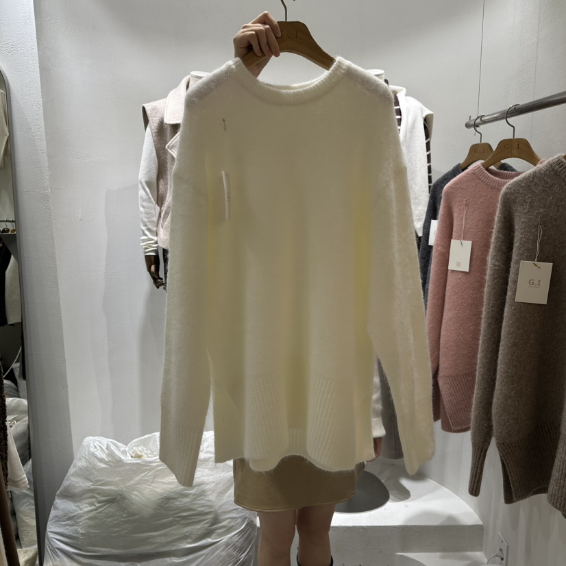 G.I-L韓國代購㊣女士新款25秋冬休閑時尚推薦人氣職業針織衫G.I-L針織衫圖色1