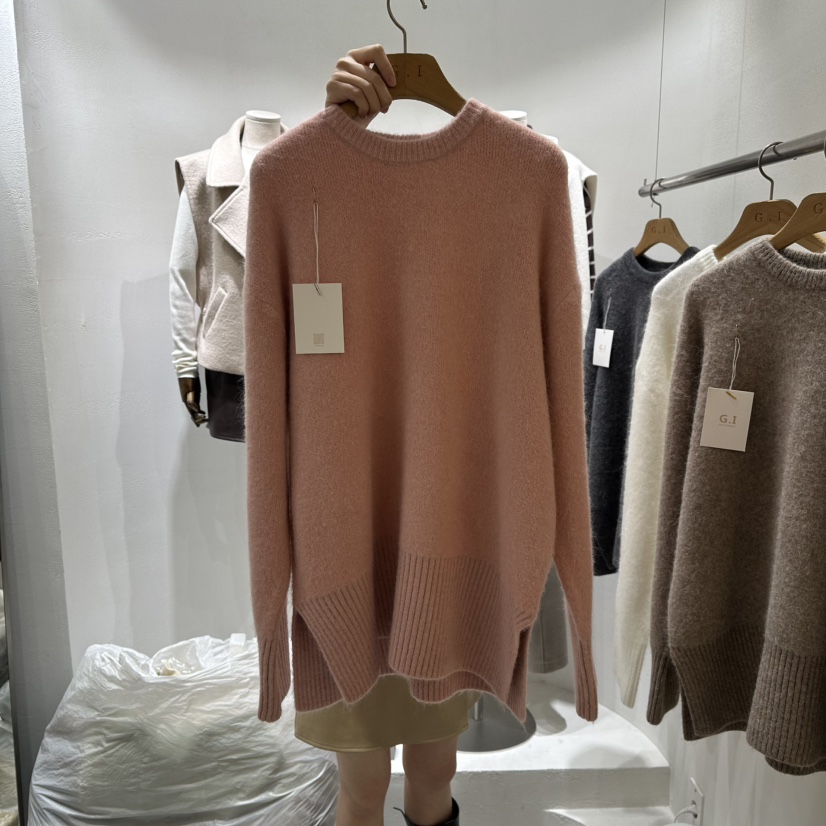 G.I-L韓國代購㊣女士新款25秋冬休閑時尚推薦人氣職業針織衫G.I-L針織衫圖色2