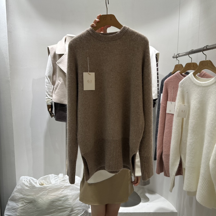 G.I-L韓國代購㊣女士新款25秋冬休閑時尚推薦人氣職業針織衫G.I-L針織衫圖色3