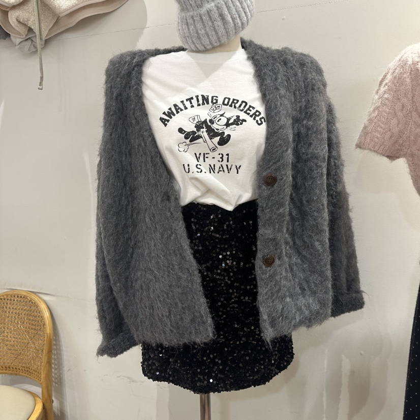 ASSEMBLY東大門㊣直郵女裝新款推薦人氣時尚熱賣毛衣毛皮開衫ASSEMBLY毛衣圖色3