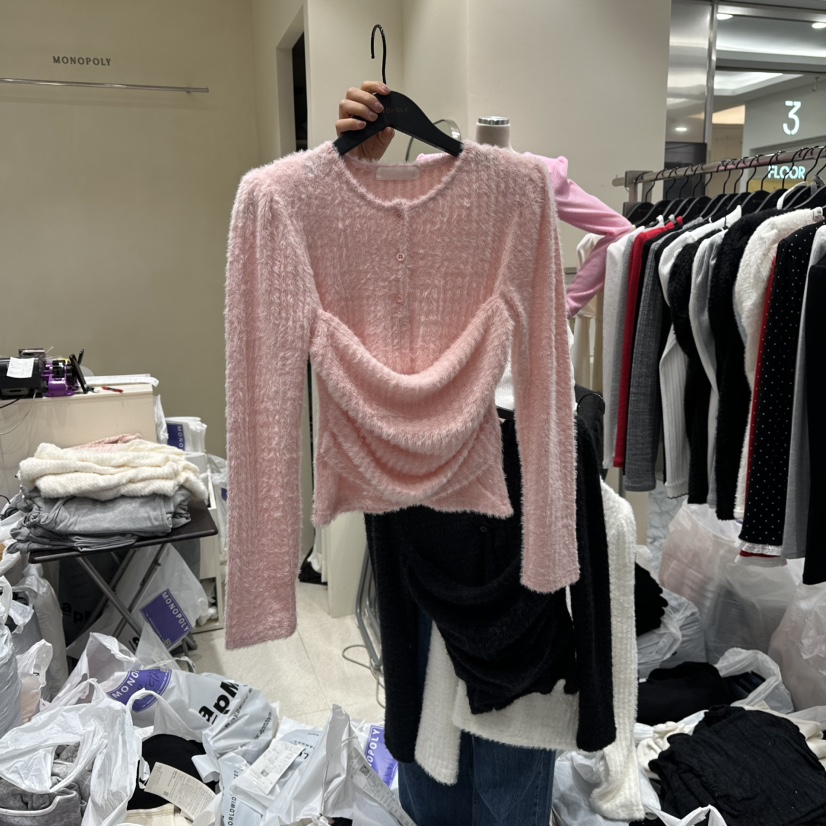 MONOPOLY東大門㊣直郵女裝新品休閑職業推薦25秋冬人氣針織衫MONO_POLY針織衫圖色2