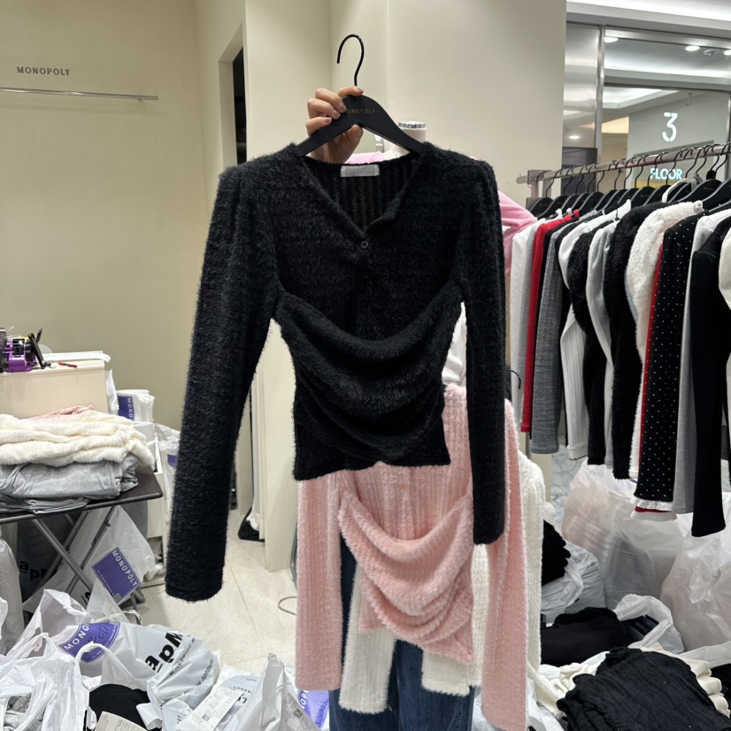 MONOPOLY東大門㊣直郵女裝新品休閑職業推薦25秋冬人氣針織衫MONO_POLY針織衫圖色3