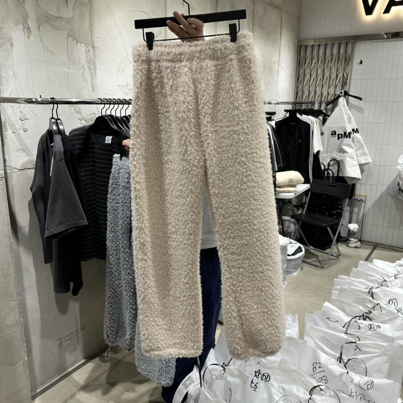 VANTA東大門㊣實拍女裝新品職業推薦25秋冬時尚休閑褲保暖絨VANTA休閑褲
