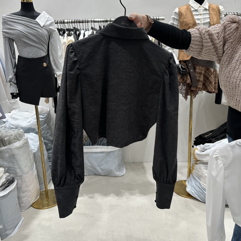 LOTTIMO東大門㊣實拍女士新品職業熱賣25秋冬襯衫蕾絲衫含領帶LOTTIMO襯衫/蕾絲衫