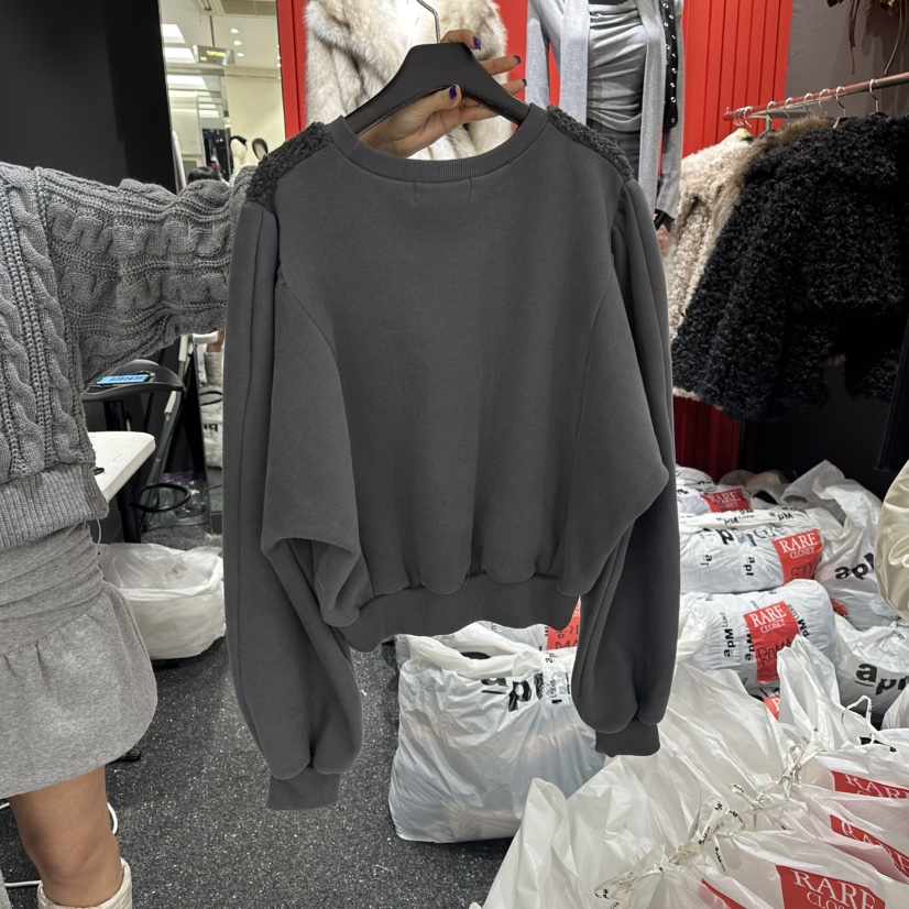 RARE CLOSET韓國直郵㊣女裝新品25秋冬人氣職業熱賣衛衣加絨RARE CLOSET衛衣