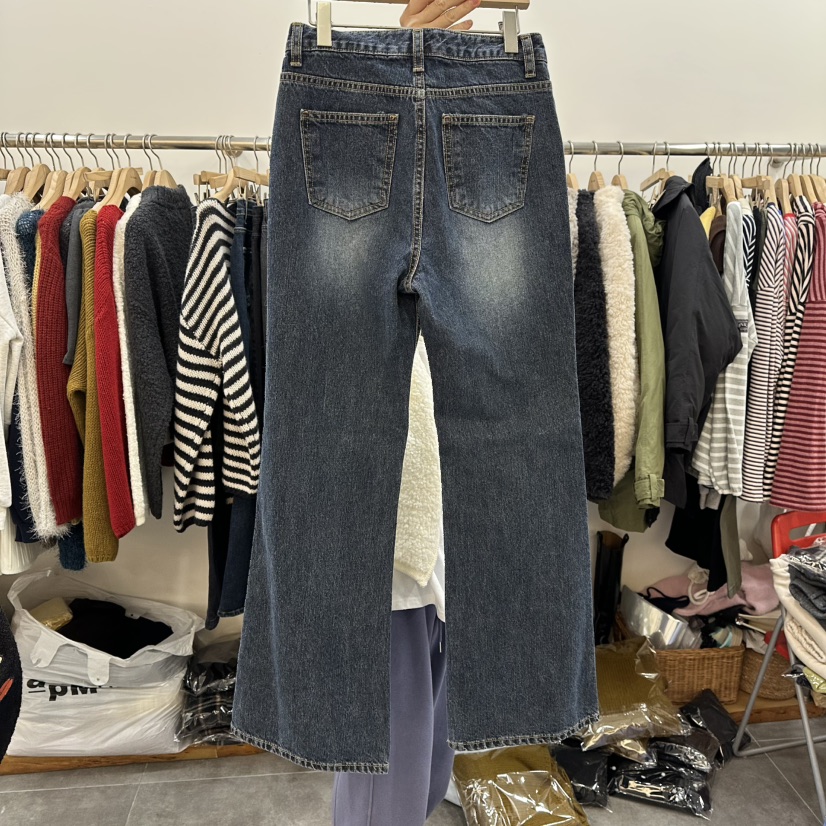 DELIGHT-L韓國直郵㊣女士新品職業熱賣25秋冬人氣牛仔褲絨DELIGHT-L牛仔褲