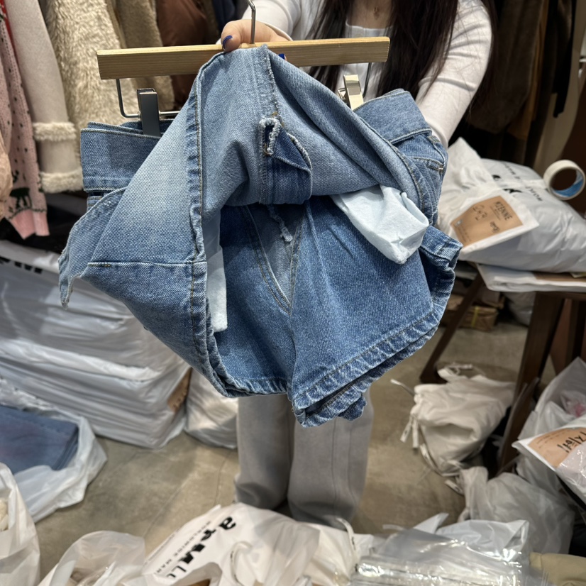 MIENNE東大門㊣代購女士新品推薦熱賣人氣時尚裙褲含腰帶鏤空MIENNE裙褲