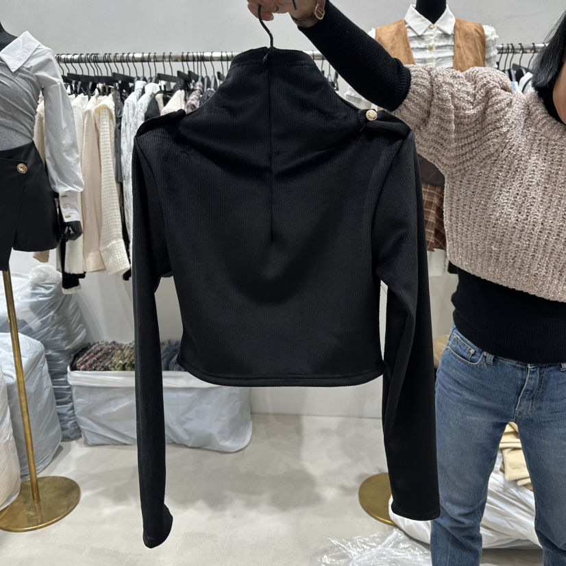 LOTTIMO韓國代購㊣女裝新品25秋冬熱賣人氣時尚職業長袖T恤LOTTIMO長袖T恤