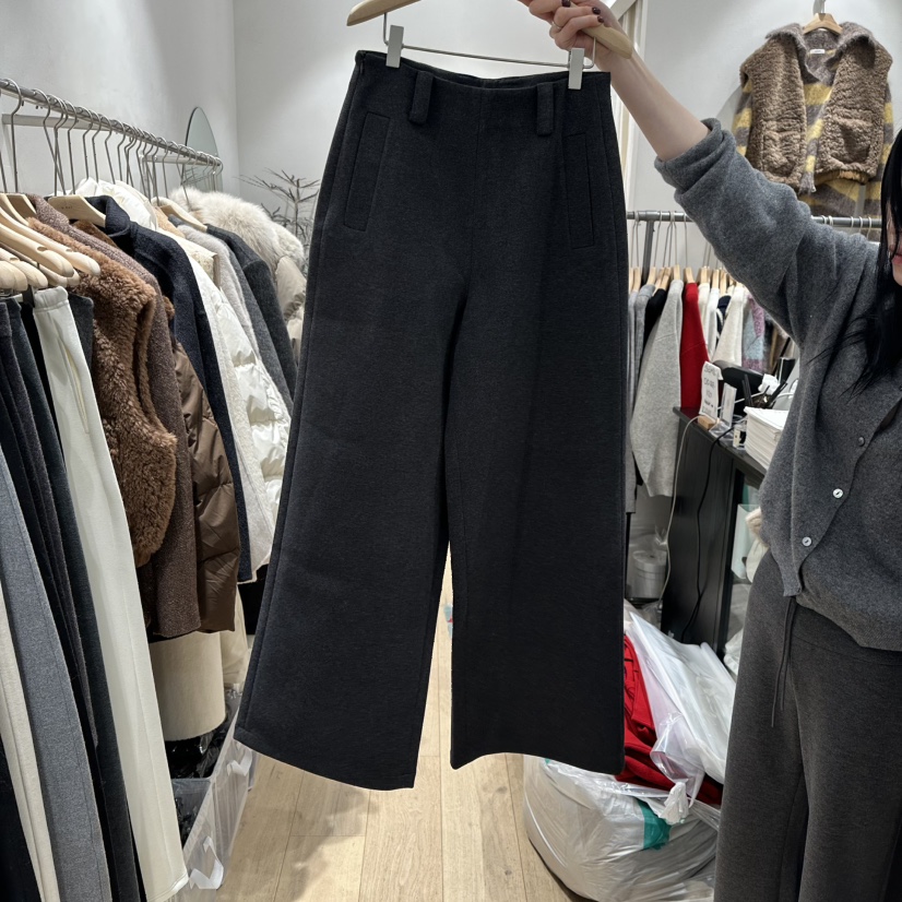 DDAY東大門㊣代購女士新款人氣休閑25秋冬職業時尚熱賣休閑褲DDAY休閑褲圖色1墨色