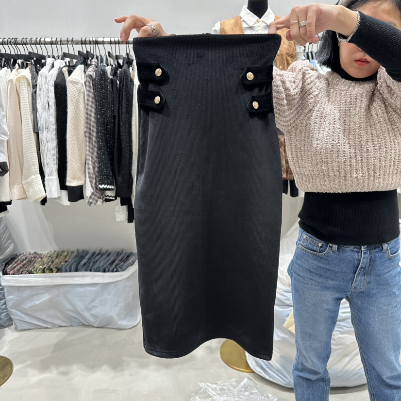 LOTTIMO東大門㊣代購女士新品職業25秋冬時尚休閑推薦熱賣長裙LOTTIMO長裙圖色2