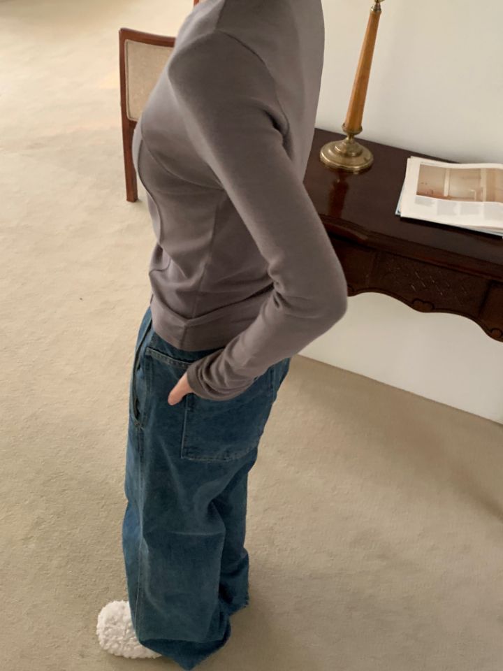 DOIT韓國代購㊣女士新款熱賣人氣休閑25秋冬時尚職業長袖T恤DOIT長袖T恤