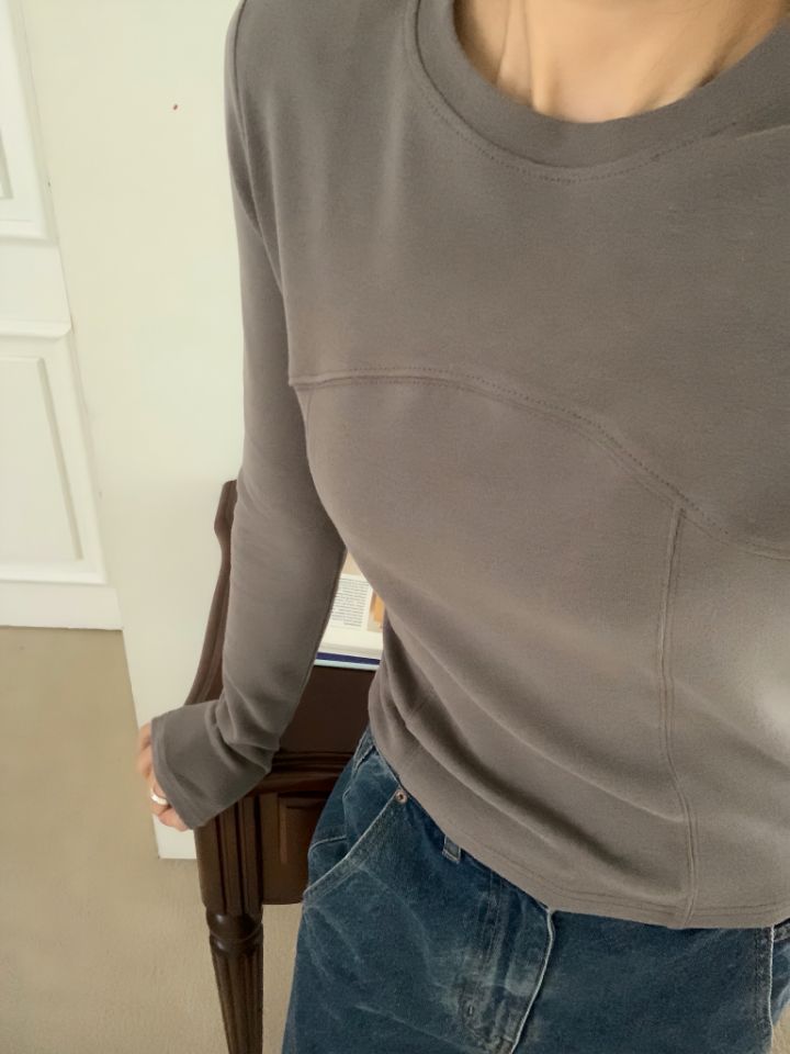 DOIT韓國代購㊣女士新款熱賣人氣休閑25秋冬時尚職業長袖T恤DOIT長袖T恤