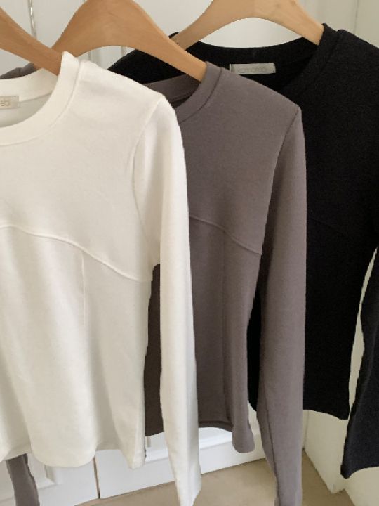 DOIT韓國代購㊣女士新款熱賣人氣休閑25秋冬時尚職業長袖T恤DOIT長袖T恤