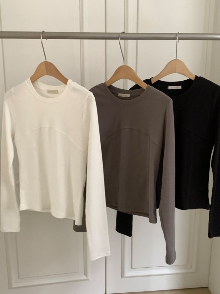 DOIT韓國代購㊣女士新款熱賣人氣休閑25秋冬時尚職業長袖T恤DOIT長袖T恤圖色1左一色