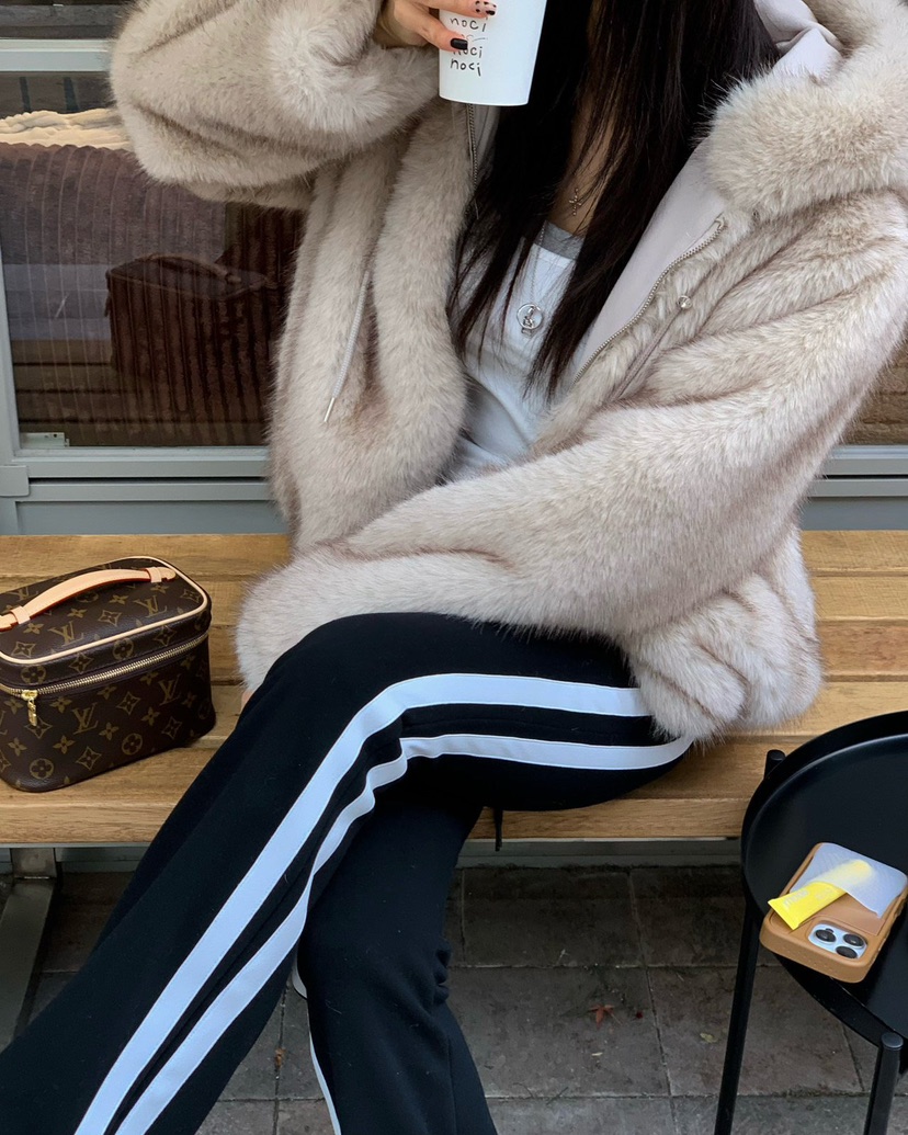 REVE CITE-L東大門㊣直郵女士新品時尚休閑人氣休閑褲加絨REVE CITE-L休閑褲