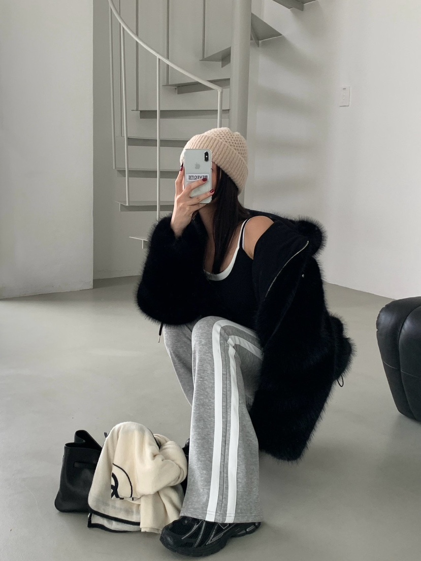 REVE CITE-L東大門㊣直郵女士新品時尚休閑人氣休閑褲加絨REVE CITE-L休閑褲