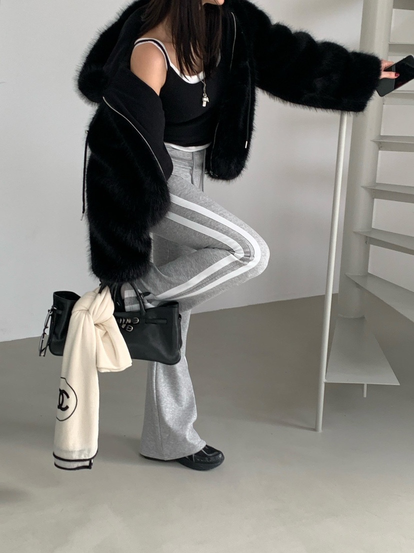 REVE CITE-L東大門㊣直郵女士新品時尚休閑人氣休閑褲加絨REVE CITE-L休閑褲