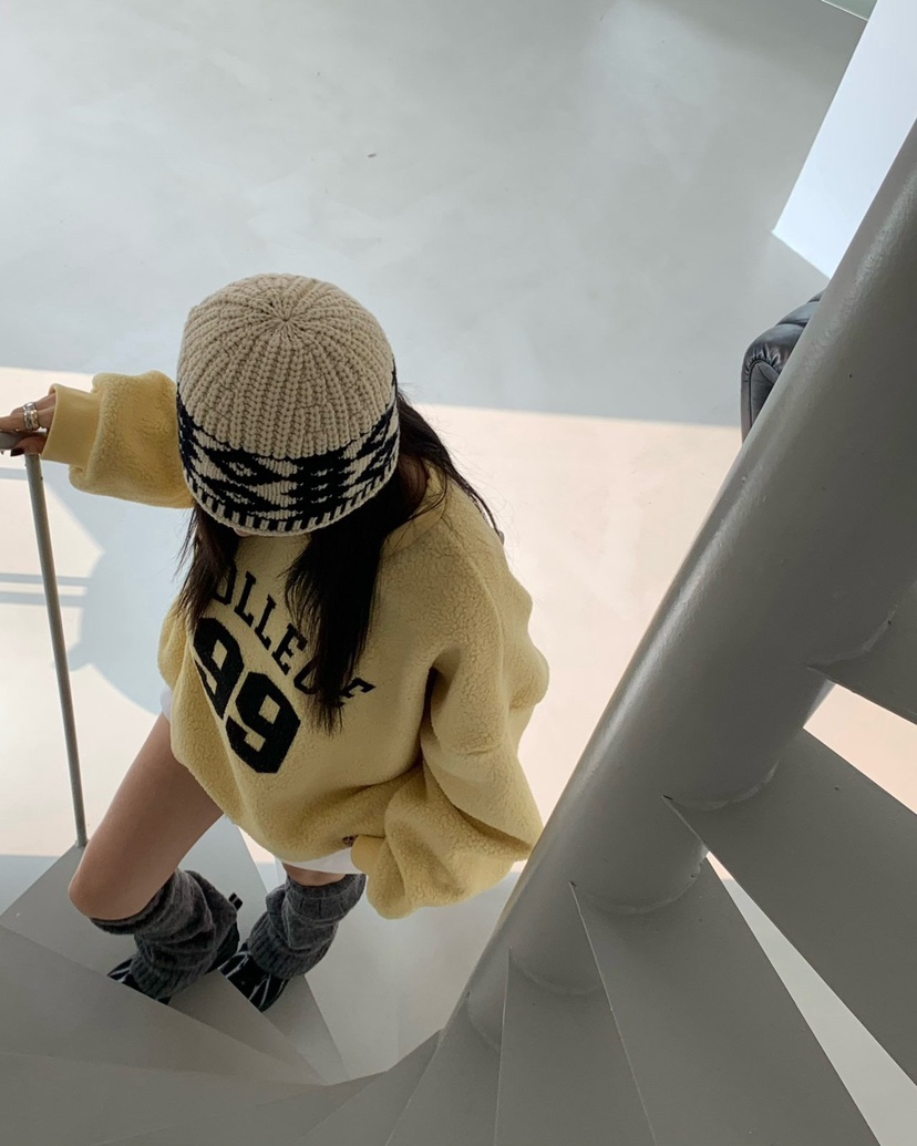 REVE CITE-L韓國直郵㊣女士新品25秋冬人氣時尚真品衛衣加絨REVE CITE-L衛衣