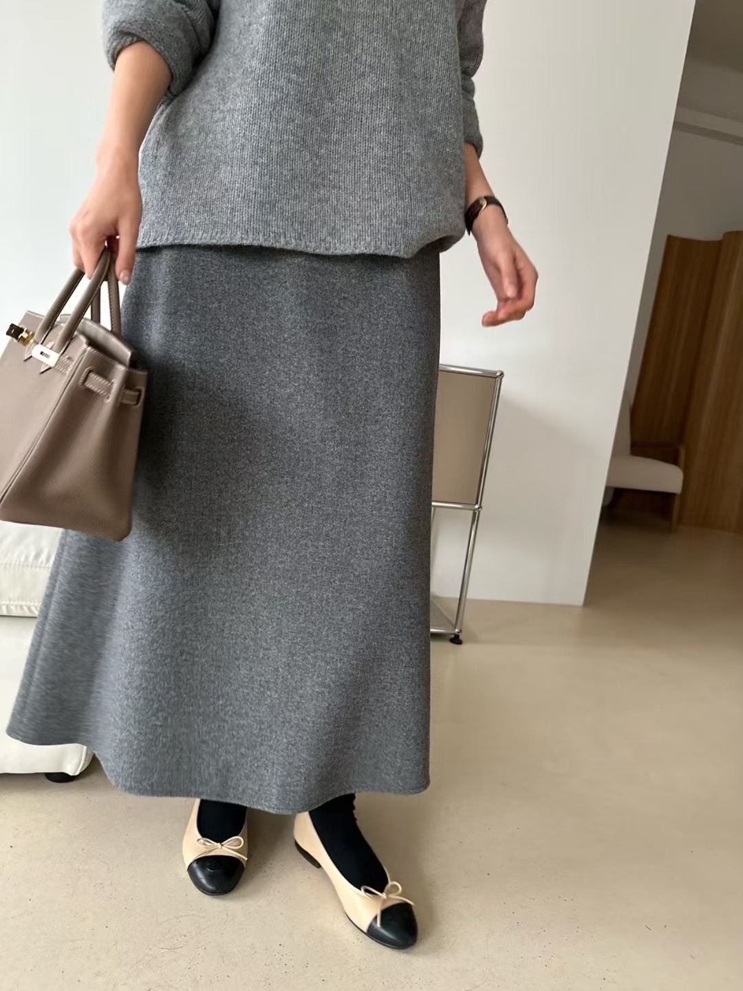 KIND-카인드-OT東大門㊣代購女裝新款休閑真品推薦25秋冬長裙KIND-ot長裙圖色1