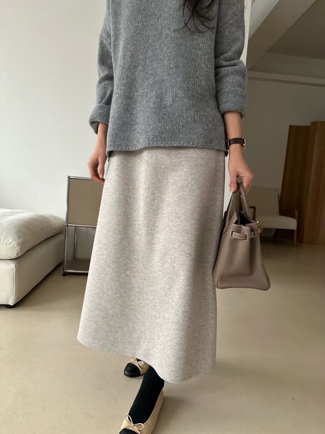 KIND-카인드-OT東大門㊣代購女裝新款休閑真品推薦25秋冬長裙KIND-ot長裙圖色2