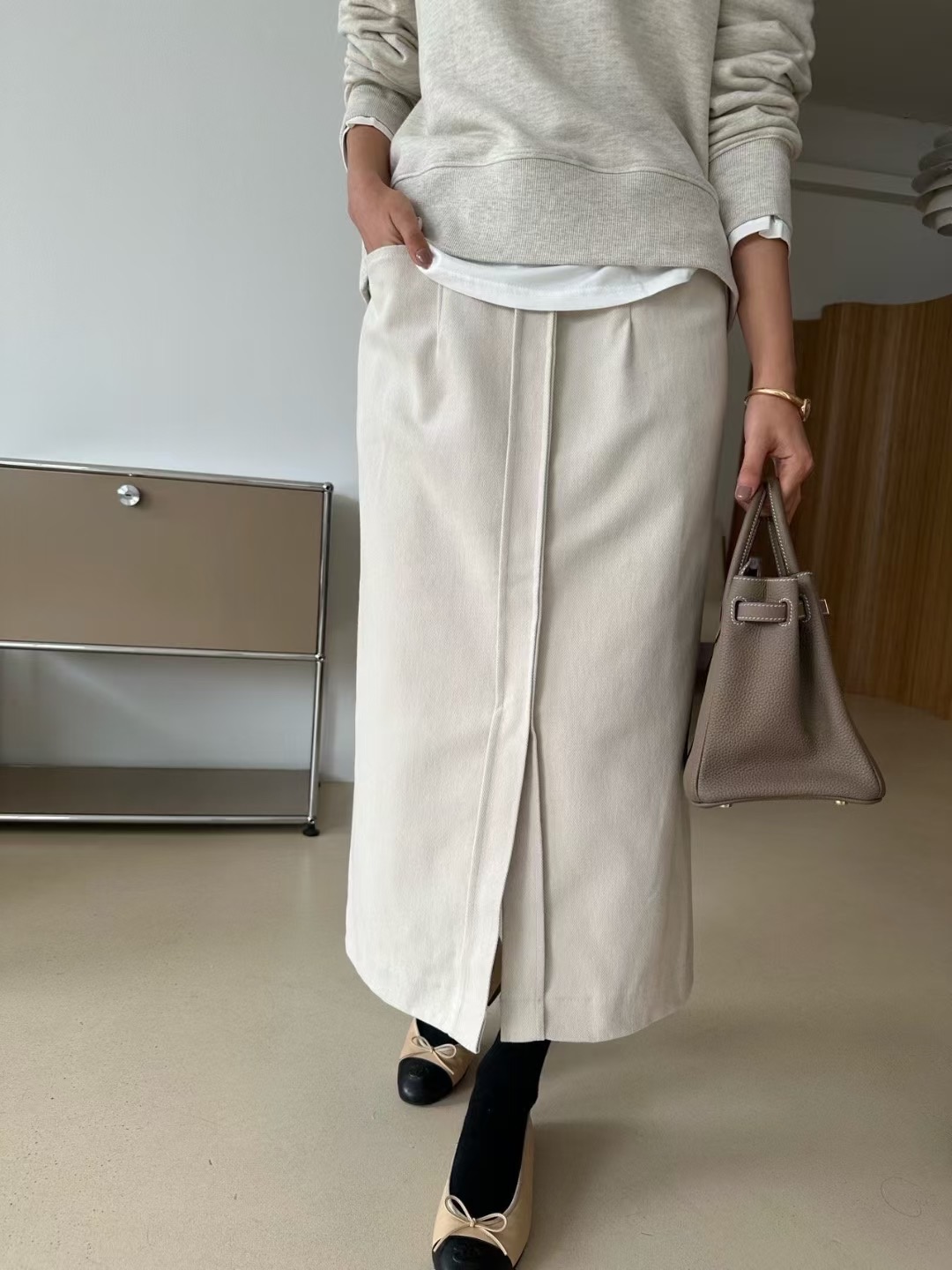 KIND-카인드-OT東大門㊣直郵女士新款25秋冬推薦熱賣長裙KIND-ot長裙圖色1