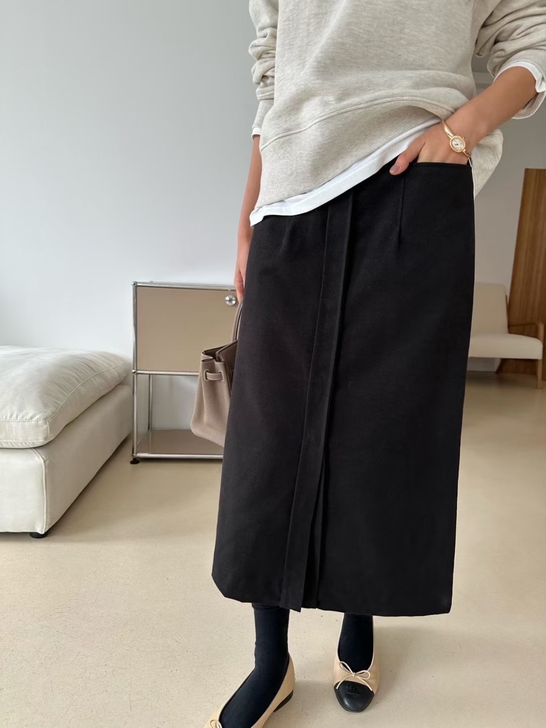 KIND-카인드-OT東大門㊣直郵女士新款25秋冬推薦熱賣長裙KIND-ot長裙圖色3