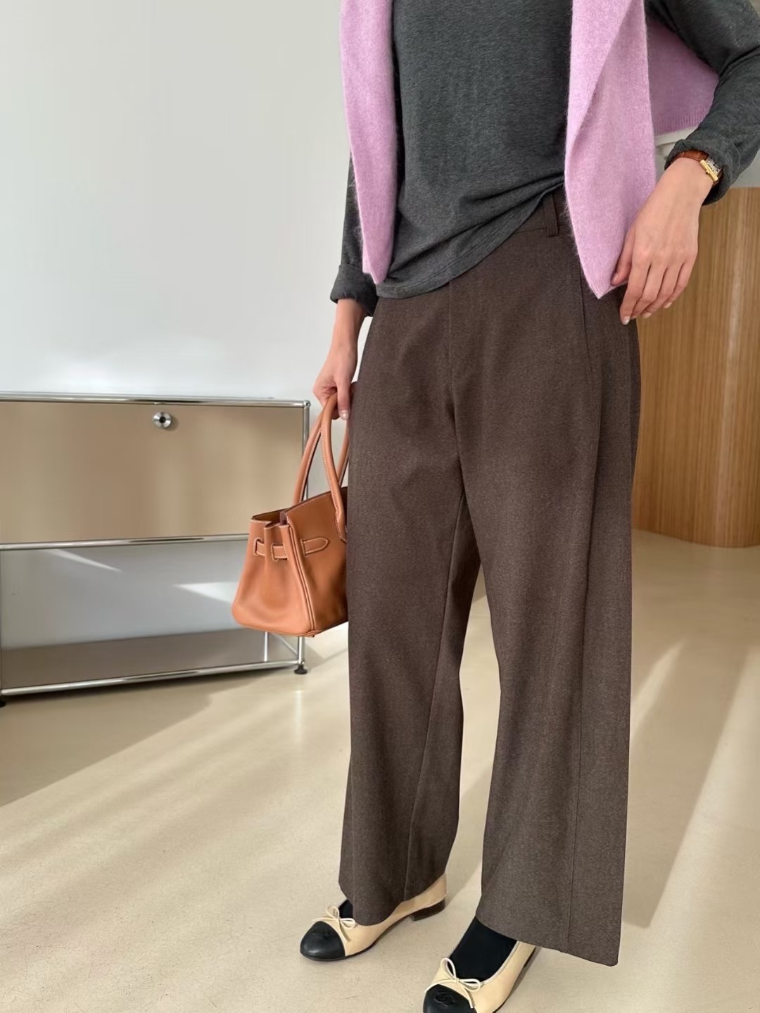 KIND-카인드-OT東大門㊣代購女裝新品熱賣25秋冬真品休閑褲KIND-ot休閑褲圖色2