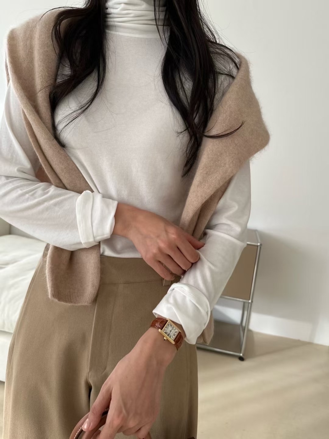 KIND-카인드-OT韓國代購㊣女裝新品真品人氣長袖T恤不含披肩KIND-ot長袖T恤圖色2