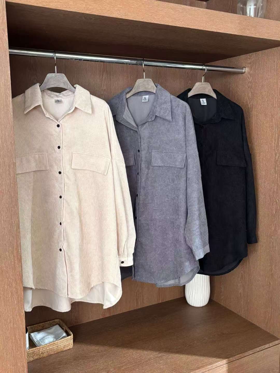 Cream韓國代購㊣女士新款人氣襯衫蕾絲衫Cream停襯衫/蕾絲衫圖色2左二色