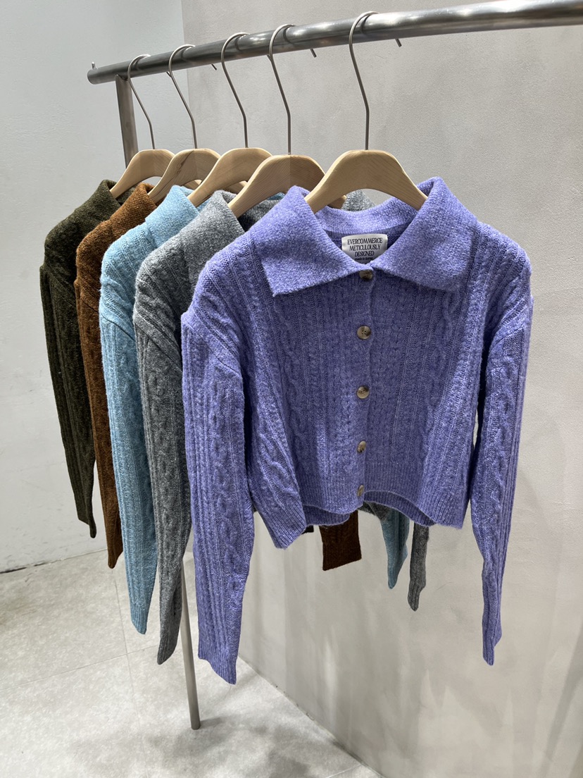 EVERCOMMERCE METICULOUSLY DESIGNED東大門㊣直郵女裝新品25秋冬針織衫EVERCOMMERCE METICULOUSLY DESIGNED針織衫