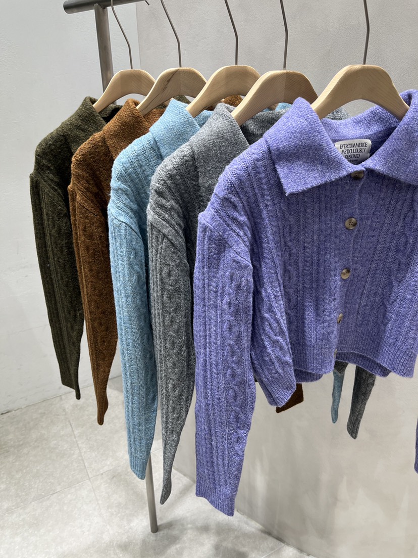 EVERCOMMERCE METICULOUSLY DESIGNED東大門㊣直郵女裝新品25秋冬針織衫EVERCOMMERCE METICULOUSLY DESIGNED針織衫