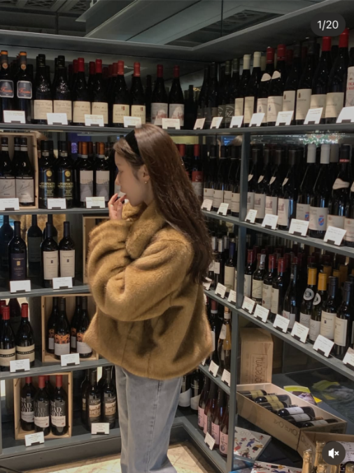 MIELLE-미엘르-OT韓國代購㊣女士新款人氣熱賣短款大衣皮草MIELLE-미엘르-OT短款大衣