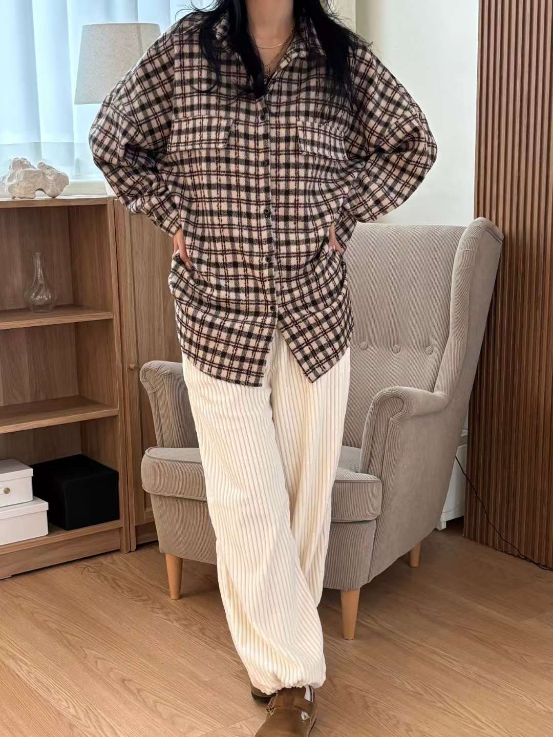 Cream東大門㊣實拍女裝新款真品襯衫蕾絲衫Cream停襯衫/蕾絲衫