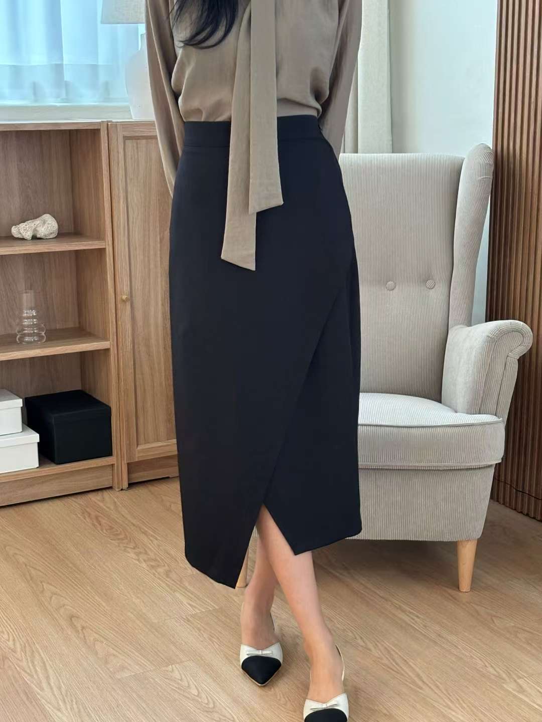 Cream韓國代購㊣女裝新款人氣長裙Cream停長裙